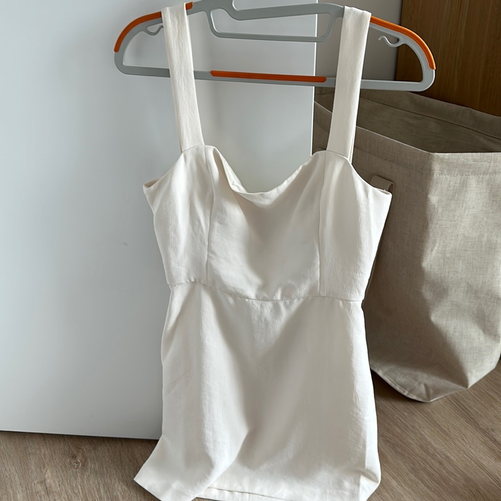 ARITZIA WILFRED CREAM COLOR DRESS SIZE 4.